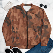 Red Frontier Mars CAMO Unisex Bomber Jacket - XS