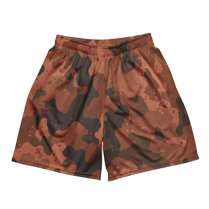 Red Frontier Mars CAMO Unisex Mesh Shorts - 2XS