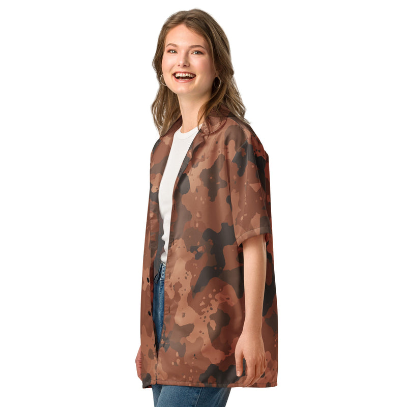 Red Frontier Mars CAMO Unisex Short-Sleeve Button Shirt - Button-Up