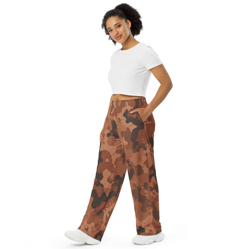 Red Frontier Mars CAMO Unisex Wide-Leg Leisure Pants - Pant