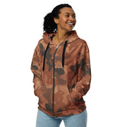 Red Frontier Mars CAMO Unisex Zip Hoodie