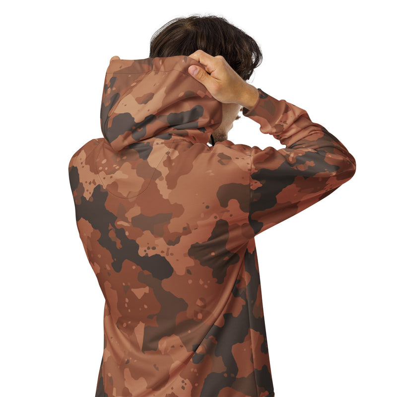 Red Frontier Mars CAMO Unisex Zip Hoodie