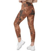 Red Frontier Mars CAMO Womens Leggings with Pockets - Women