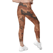 Red Frontier Mars CAMO Womens Leggings with Pockets - Women
