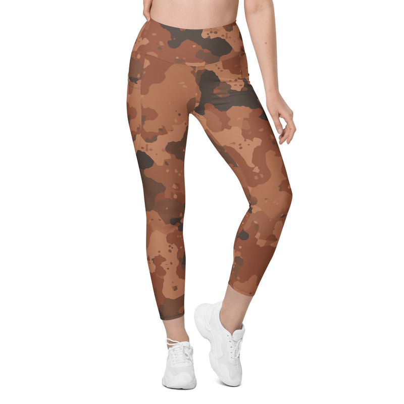 Red Frontier Mars CAMO Womens Leggings with Pockets - Women