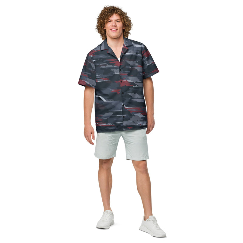 Redline Phantom Urban CAMO Unisex Short-Sleeve Button Shirt - Button-Up