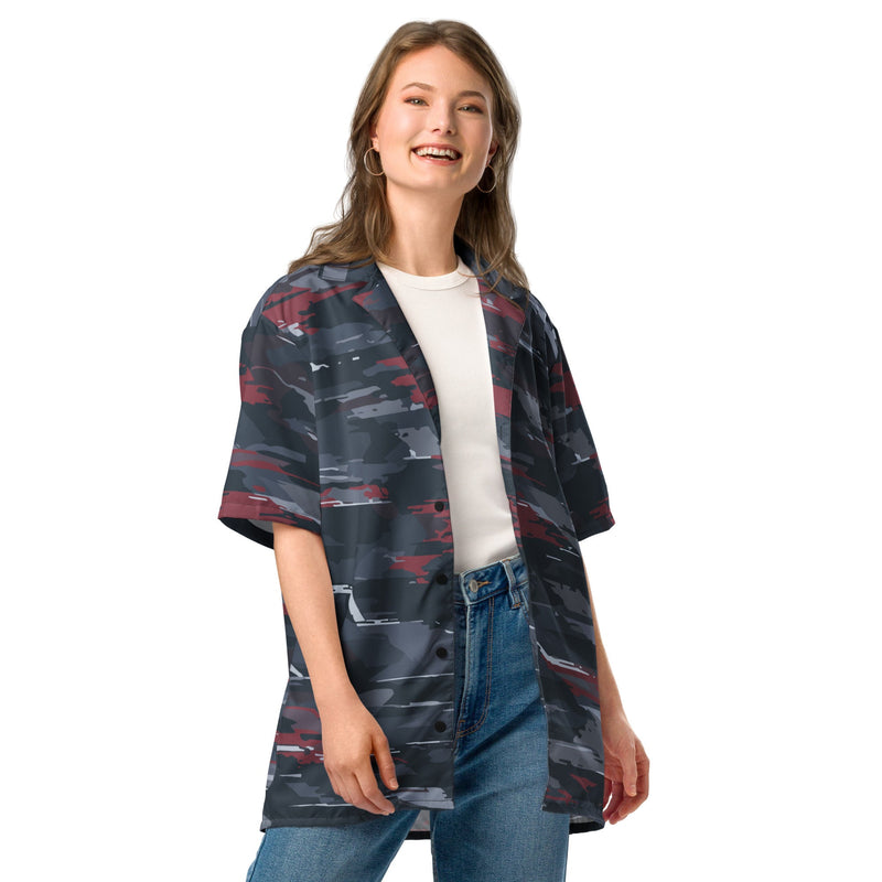Redline Phantom Urban CAMO Unisex Short-Sleeve Button Shirt - Button-Up