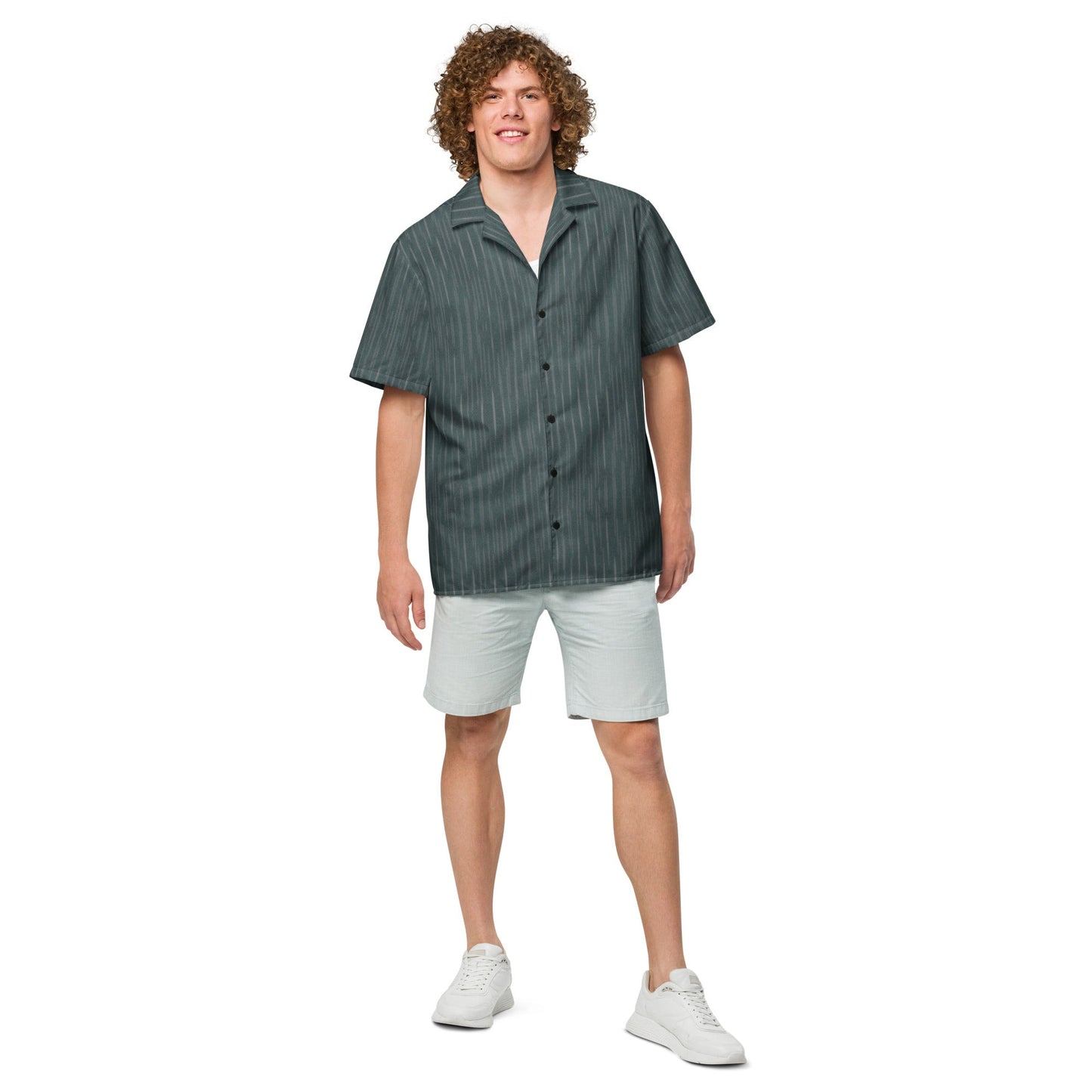 Regenwolke Midnight CAMO Unisex Short-Sleeve Button Shirt