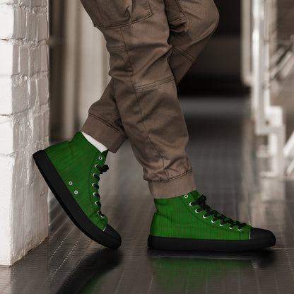 Regenwolke Tropical CAMO Mens High-Top Canvas Shoes - 5