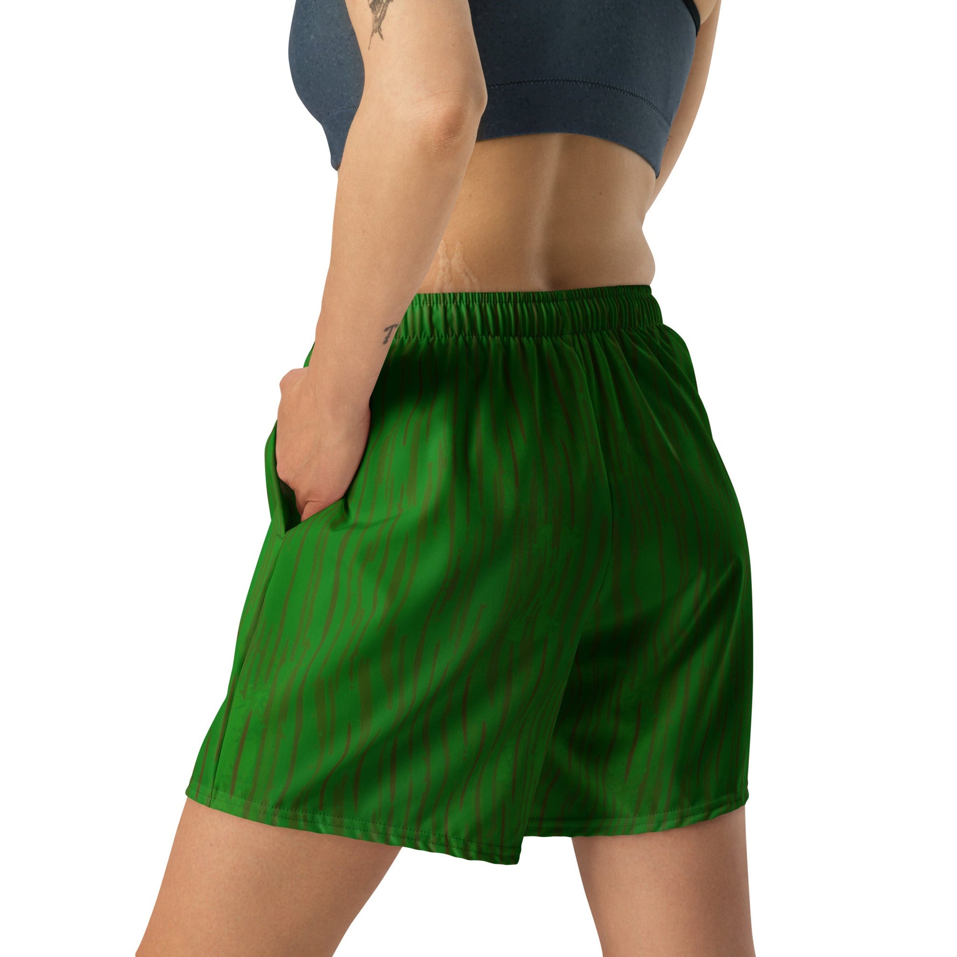Regenwolke Tropical CAMO Unisex Athletic Long Shorts