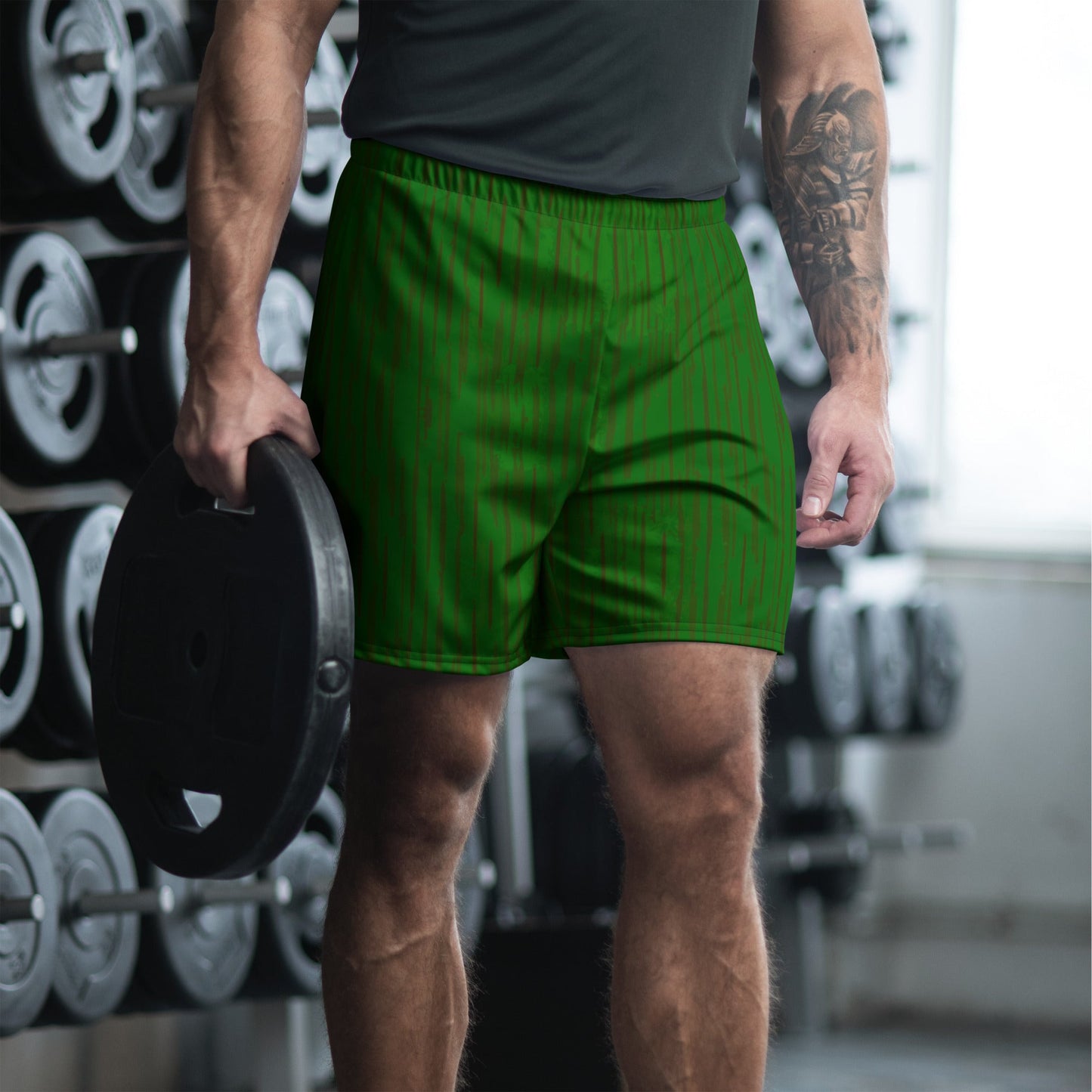 Regenwolke Tropical CAMO Unisex Athletic Long Shorts - 2XS