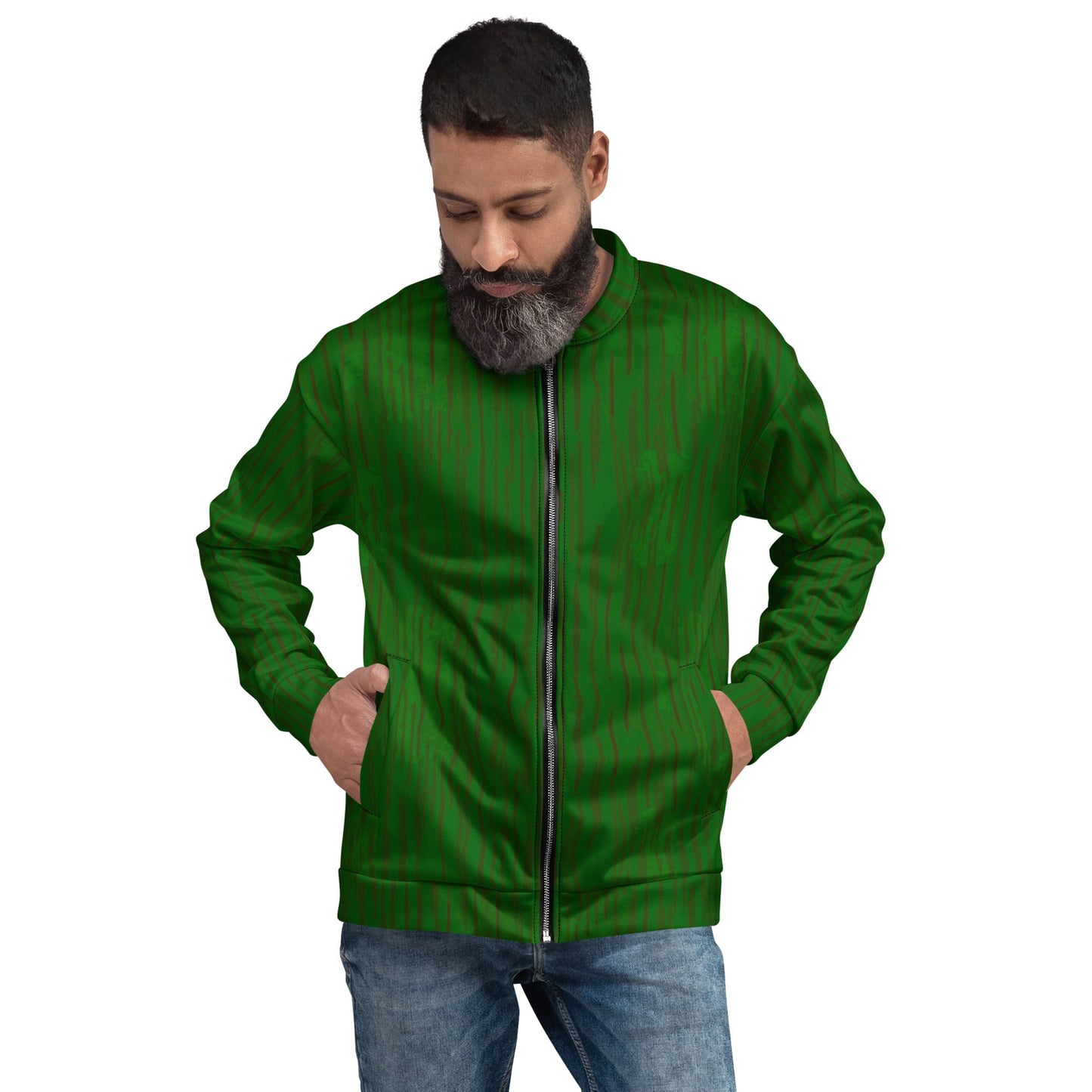 Regenwolke Tropical CAMO Unisex Bomber Jacket - XS
