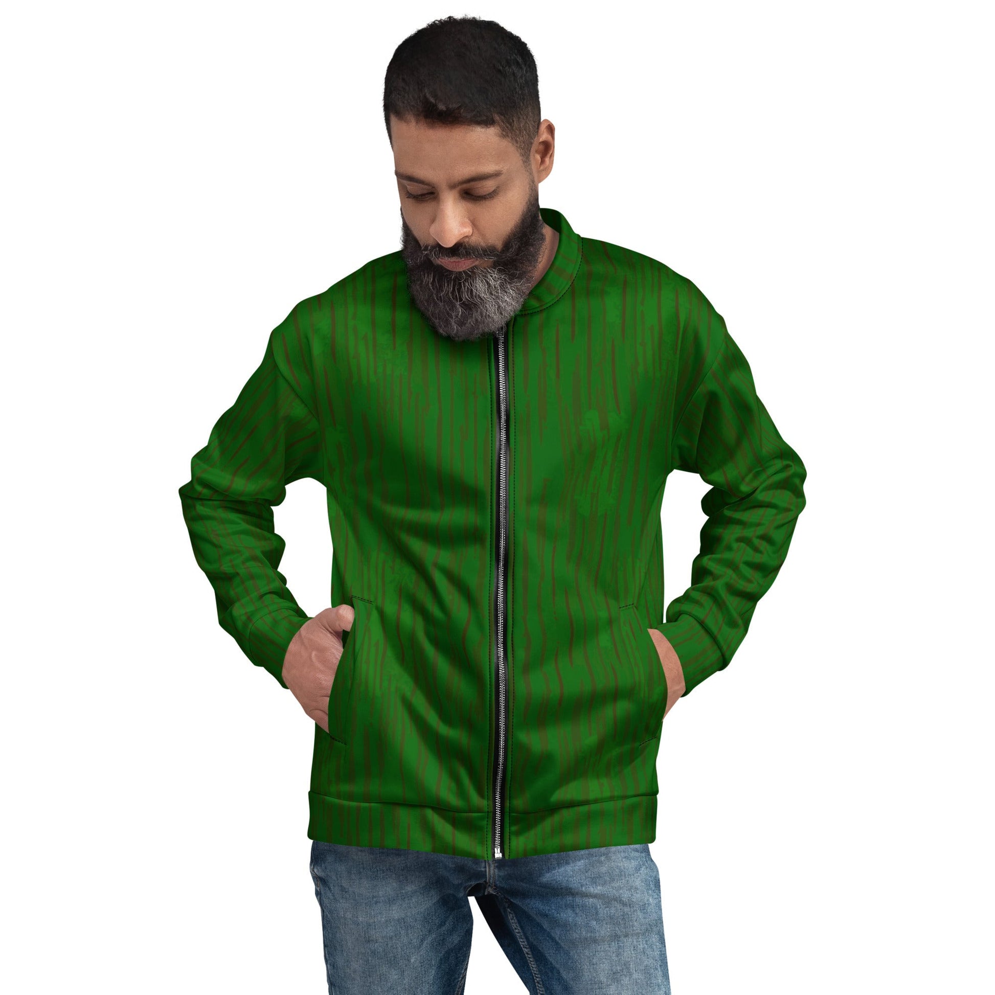 Regenwolke Tropical CAMO Unisex Bomber Jacket - XS