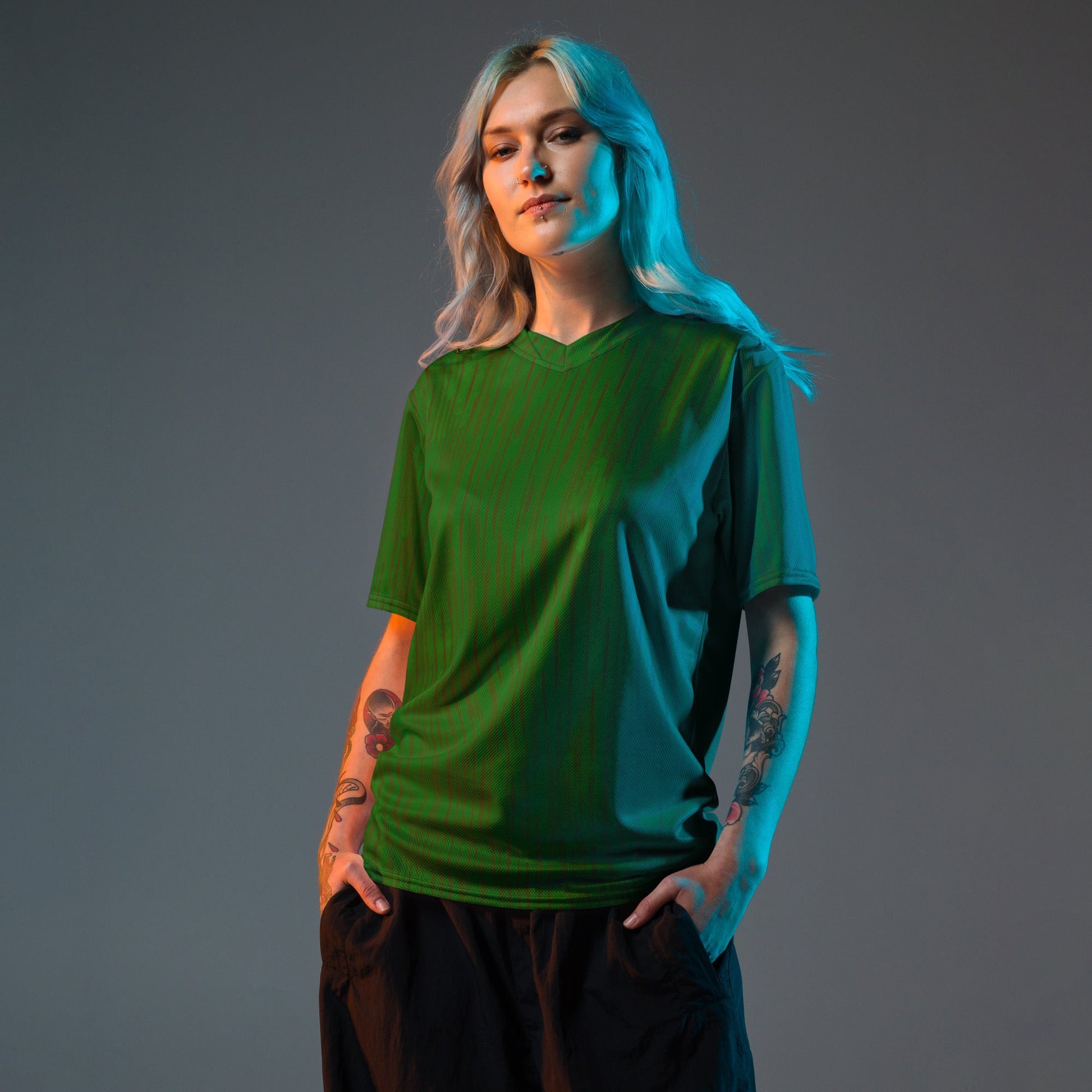 Regenwolke Tropical CAMO Unisex Sports Jersey
