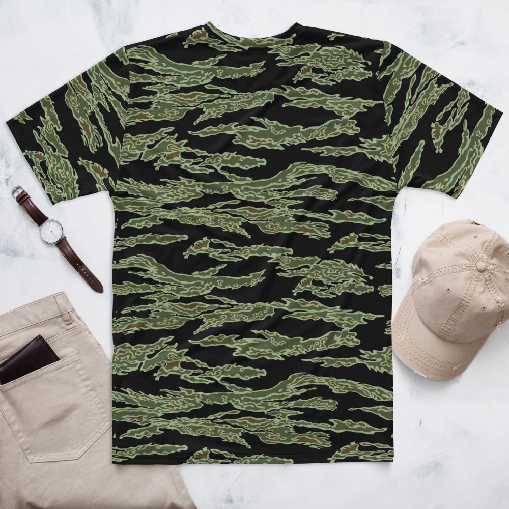 Republic of Vietnam Marine Corps Tiger Stripe CAMO Men’s T-shirt - Mens T-Shirt