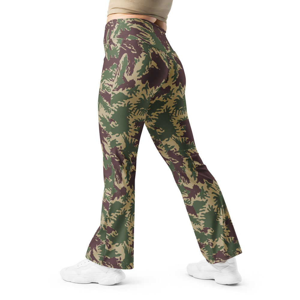 South Vietnamese Starburst CAMO Flare leggings - 2XS - Womens Leggings