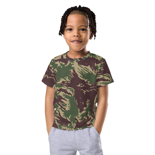 South Vietnamese Starburst CAMO Kids crew neck t-shirt - 2T - Crew Neck T-shirt