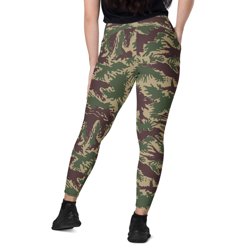 South Vietnamese Starburst CAMO Leggings with pockets - Womens With Pockets