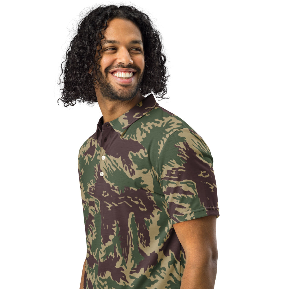 South Vietnamese Starburst CAMO Men’s slim fit polo - Mens Slim Fit Polo