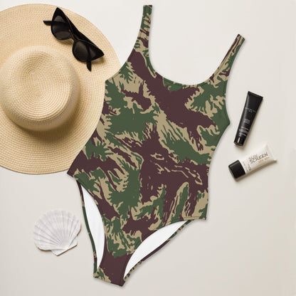 South Vietnamese Starburst CAMO One-Piece Swimsuit - Womens