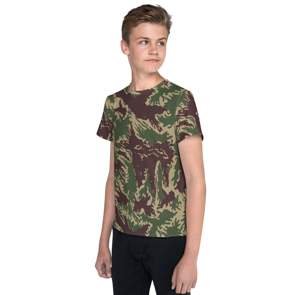 South Vietnamese Starburst CAMO Youth crew neck t-shirt - Crew Neck T-shirt