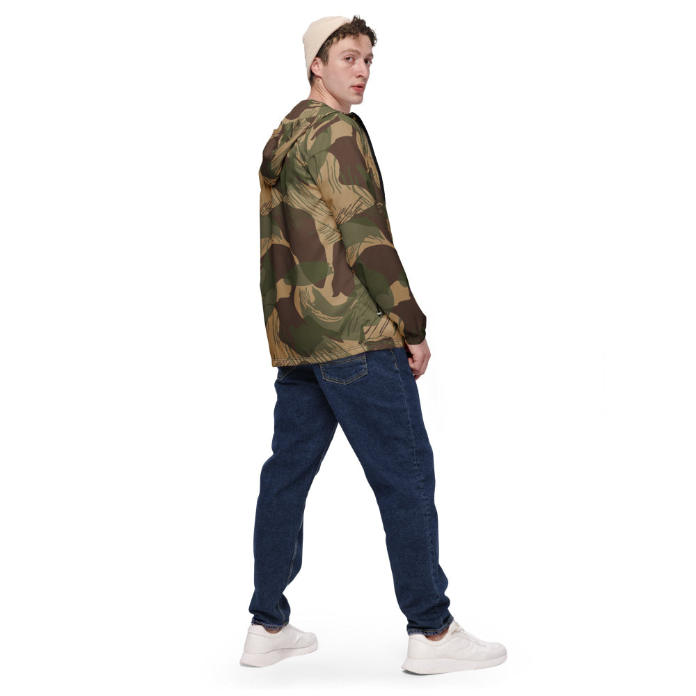 Rhodesian Brushstroke 1st Pattern CAMO Men’s windbreaker - Mens Windbreaker