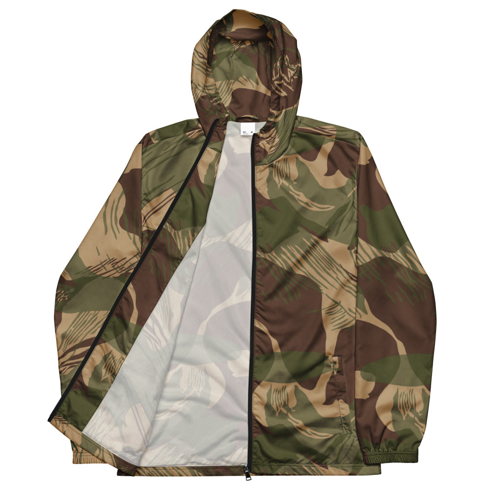 Rhodesian Brushstroke 1st Pattern CAMO Men’s windbreaker - Mens Windbreaker