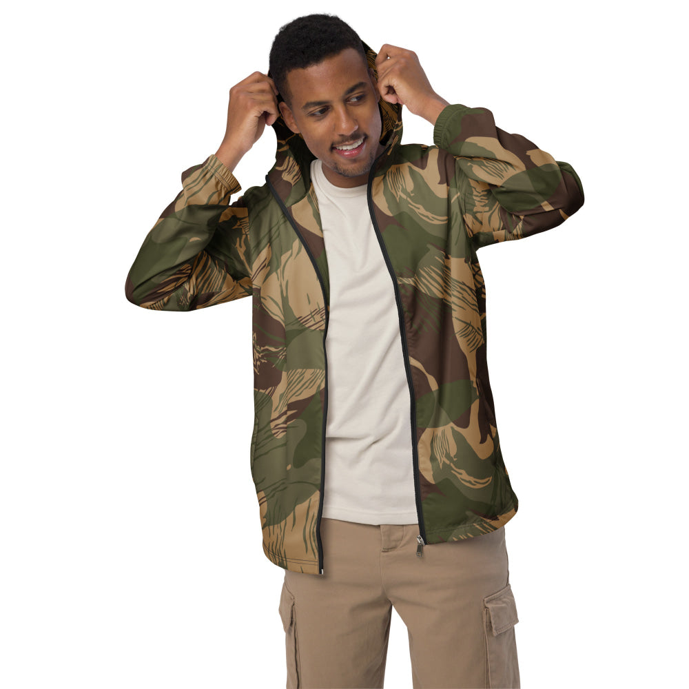 Rhodesian Brushstroke 1st Pattern CAMO Men’s windbreaker - Mens Windbreaker