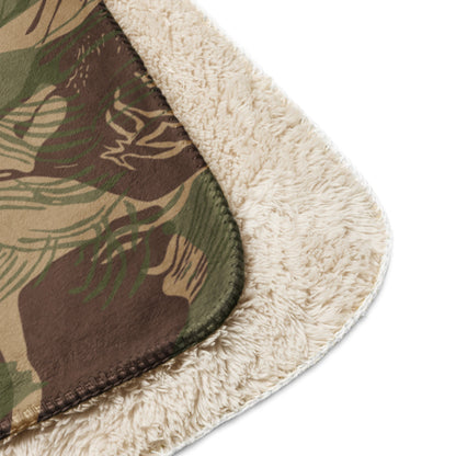 Rhodesian Brushstroke 1st Pattern CAMO Sherpa blanket - Blanket