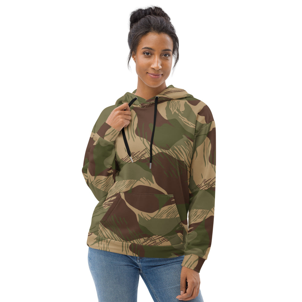 Rhodesian Brushstroke 1st Pattern CAMO Unisex Hoodie