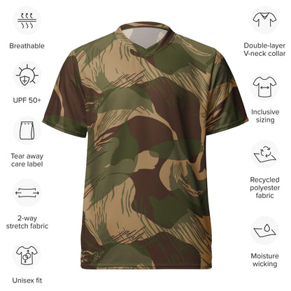 Rhodesian Brushstroke 1st Pattern CAMO unisex sports jersey - Unisex Sports Jersey