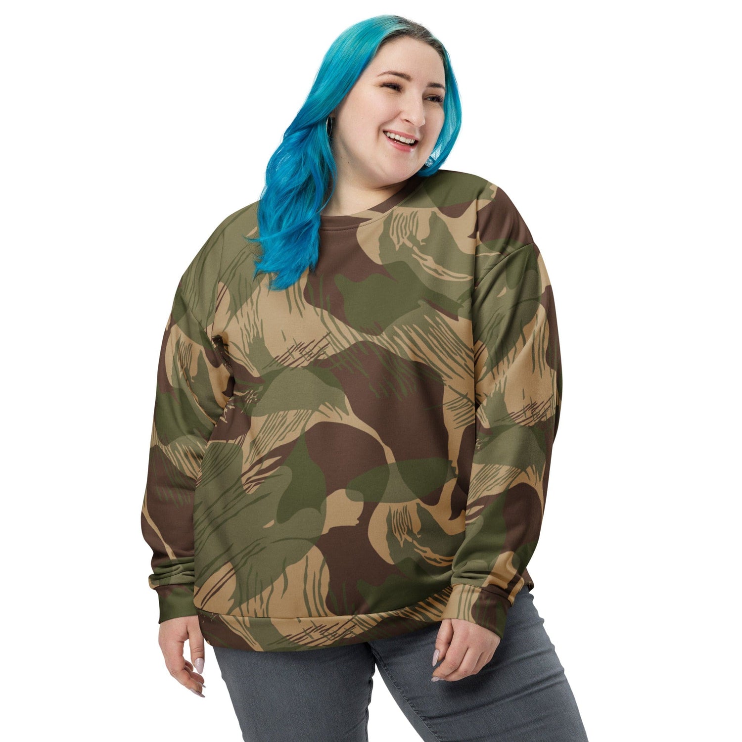 Brushstroke Rhodesian Dry Season CAMO Unisex Sweatshirt - Sweatshirts