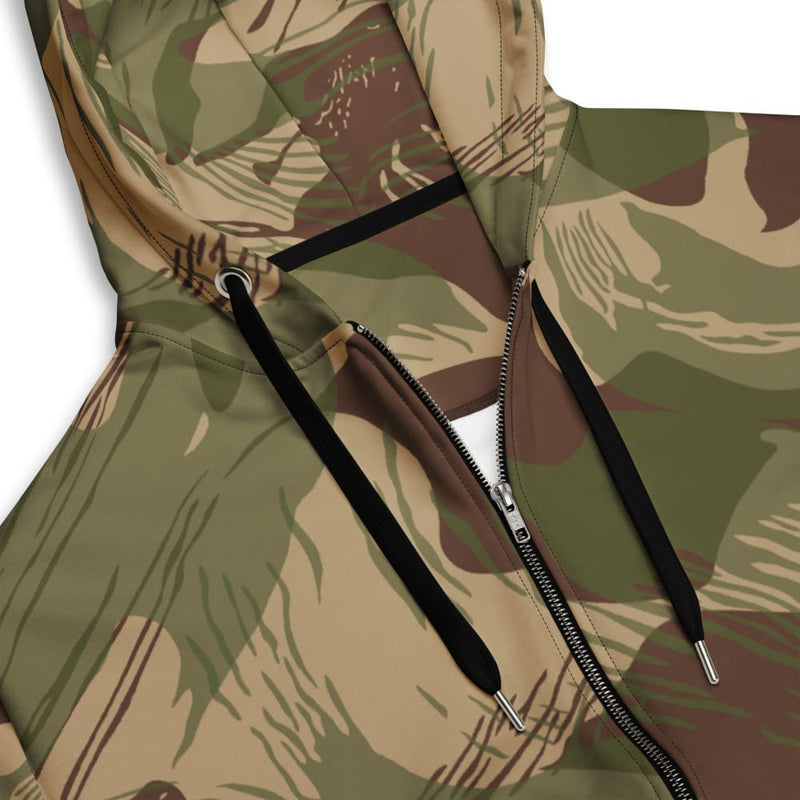 Rhodesian Brushstroke 2nd GEN CAMO Unisex zip hoodie