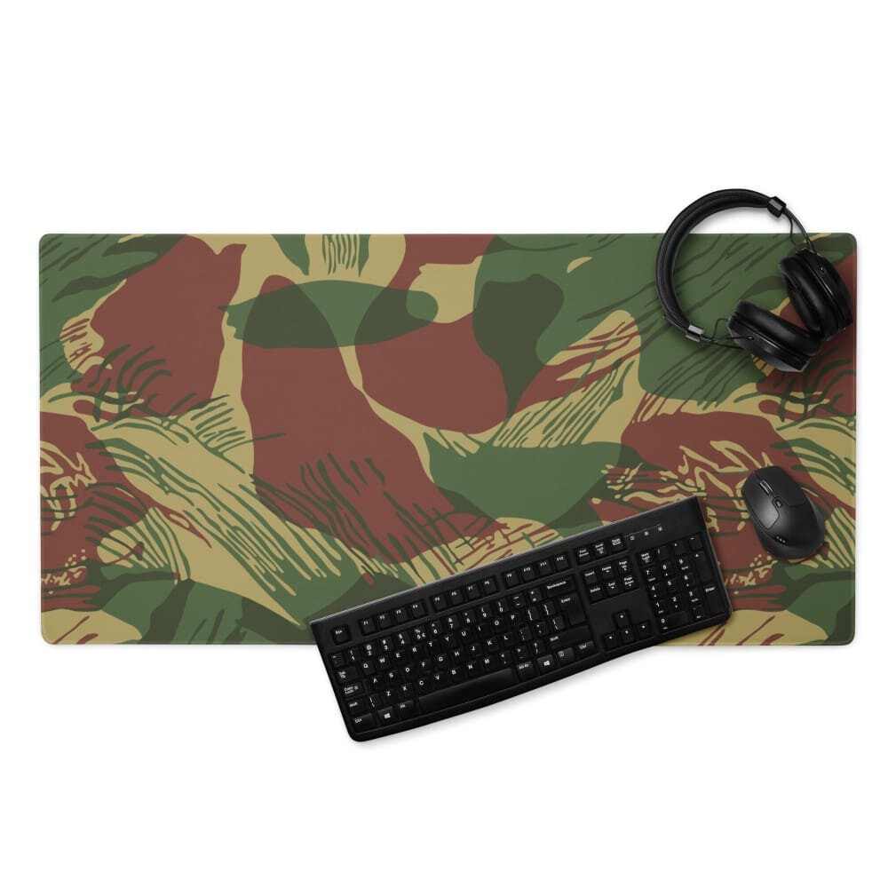 Rhodesian Brushstroke 2nd Pattern CAMO Gaming mouse pad - 36″×18″