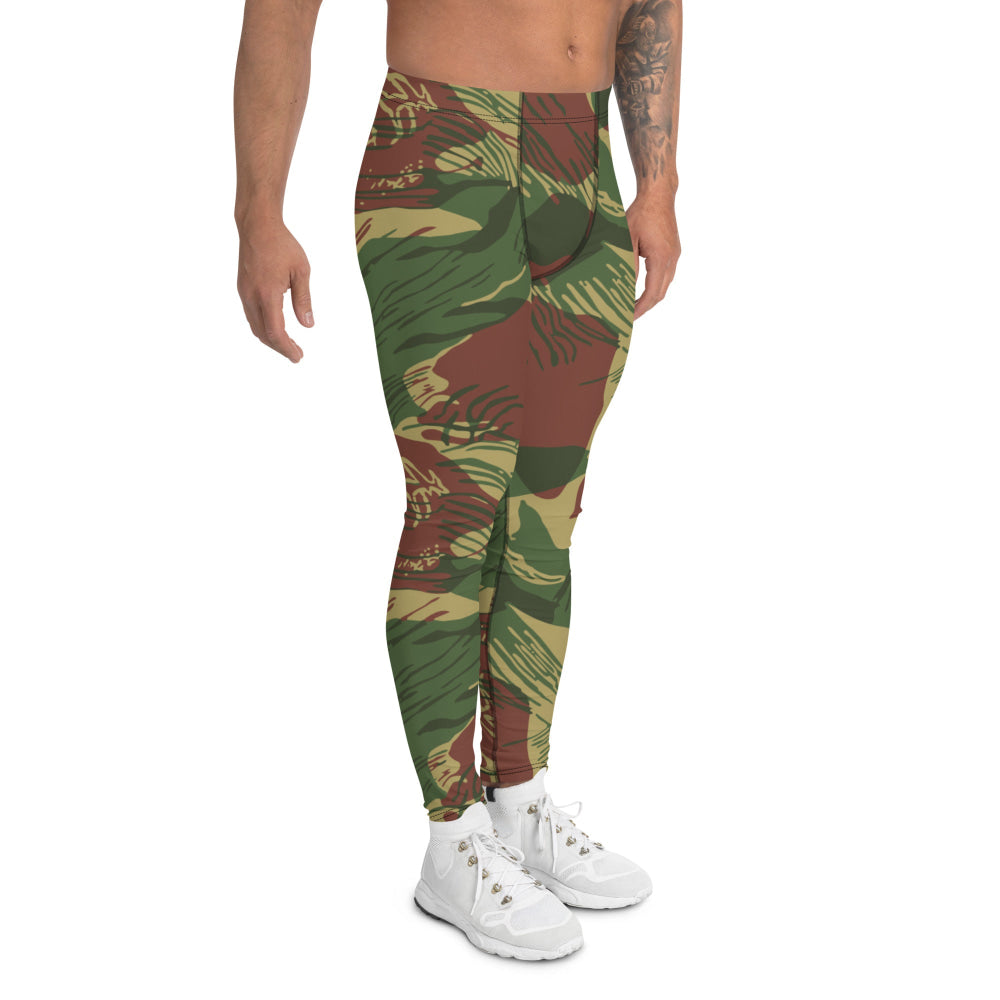 Rhodesian Brushstroke 2nd Pattern CAMO Men’s Leggings - Mens