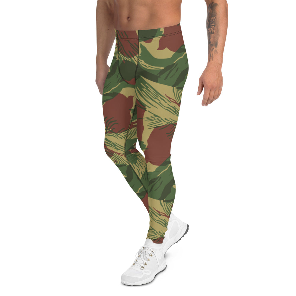 Rhodesian Brushstroke 2nd Pattern CAMO Men’s Leggings - Mens