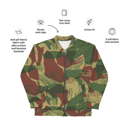 Rhodesian Brushstroke 2nd Pattern CAMO Unisex Bomber Jacket