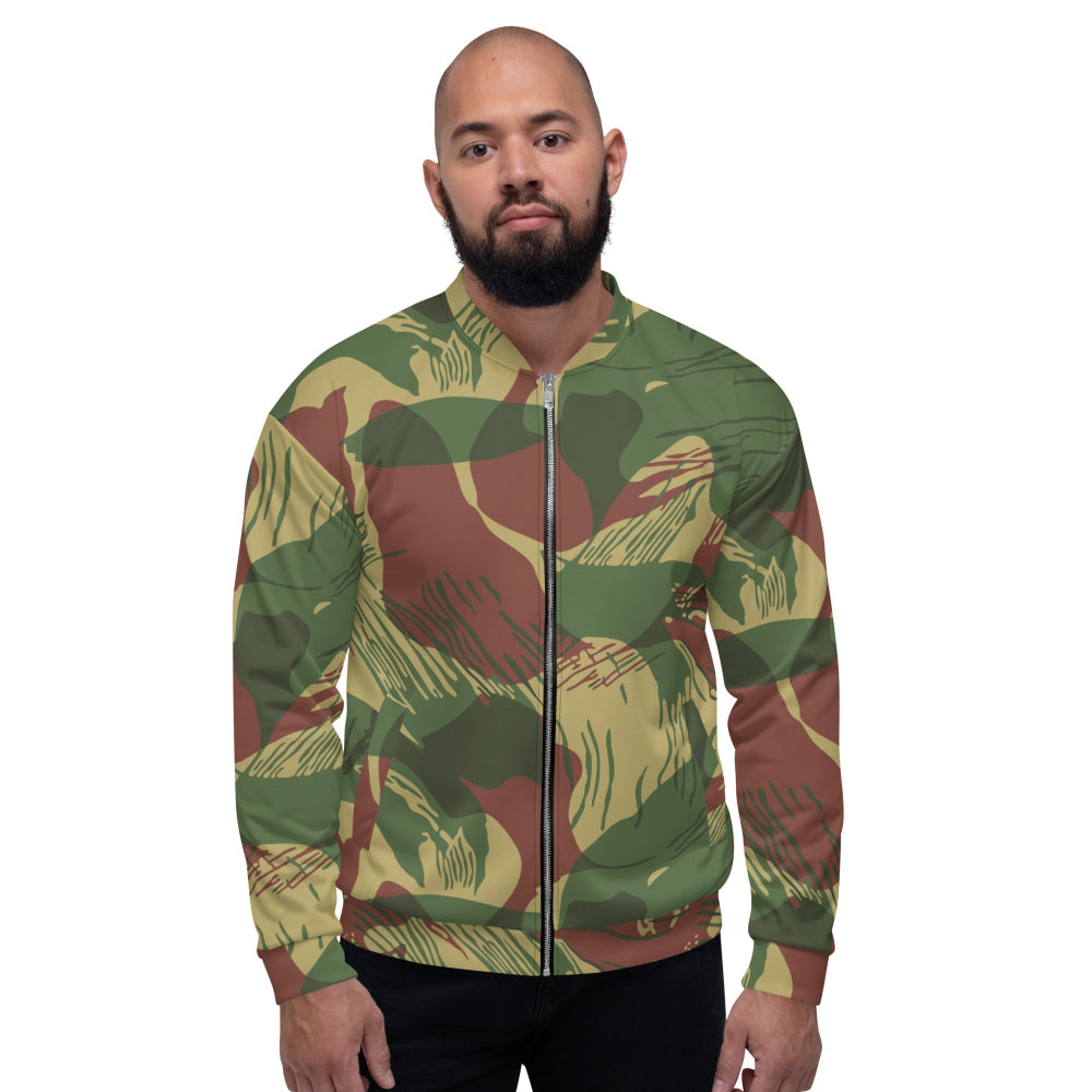 Rhodesian Brushstroke 2nd Pattern CAMO Unisex Bomber Jacket