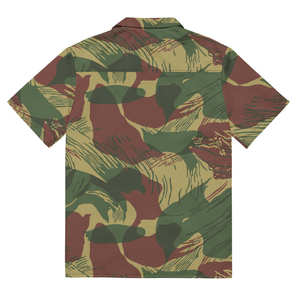 Rhodesian Brushstroke 2nd Pattern CAMO Unisex button shirt - Button Shirt