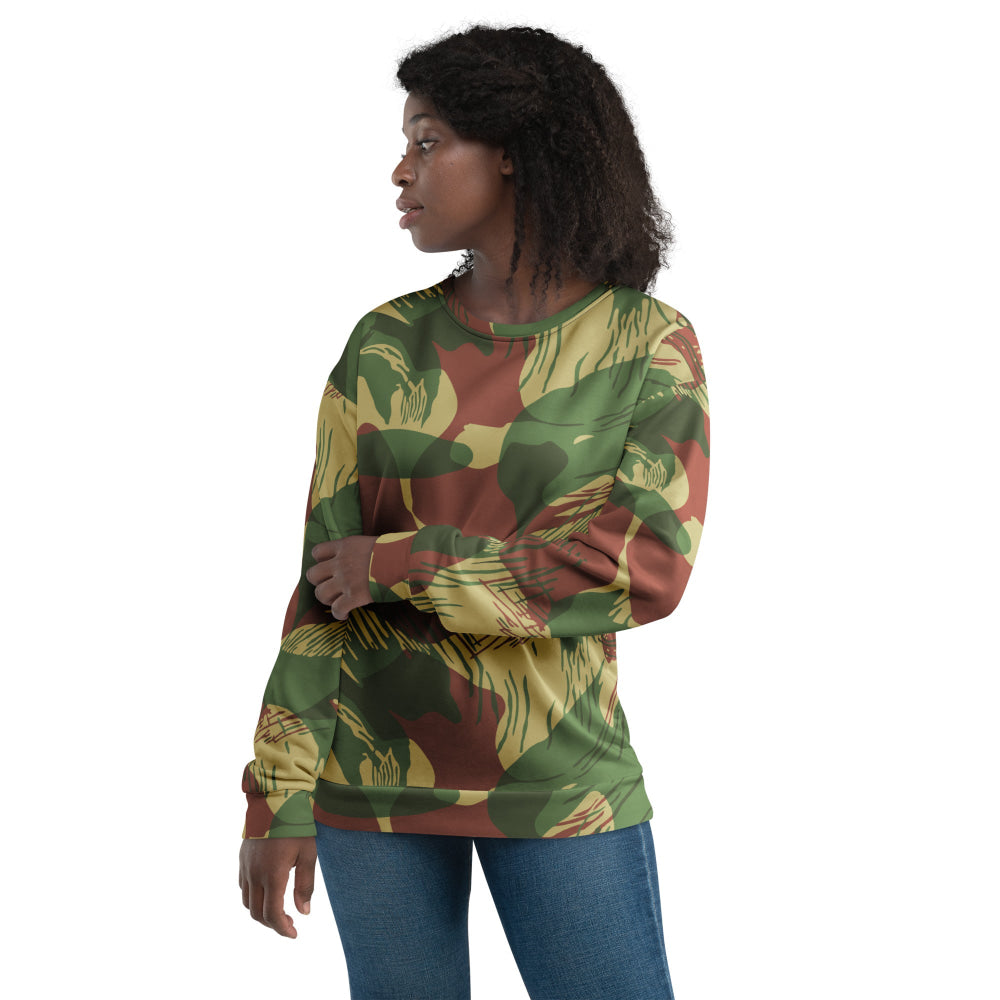 Rhodesian Brushstroke 2nd Pattern CAMO Unisex Sweatshirt