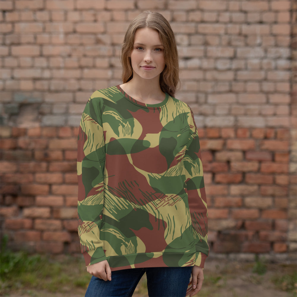 Rhodesian Brushstroke 2nd Pattern CAMO Unisex Sweatshirt