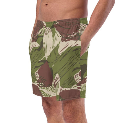 Rhodesian Brushstroke Adder/Adro CAMO Men’s swim trunks - Mens Swim Trunks