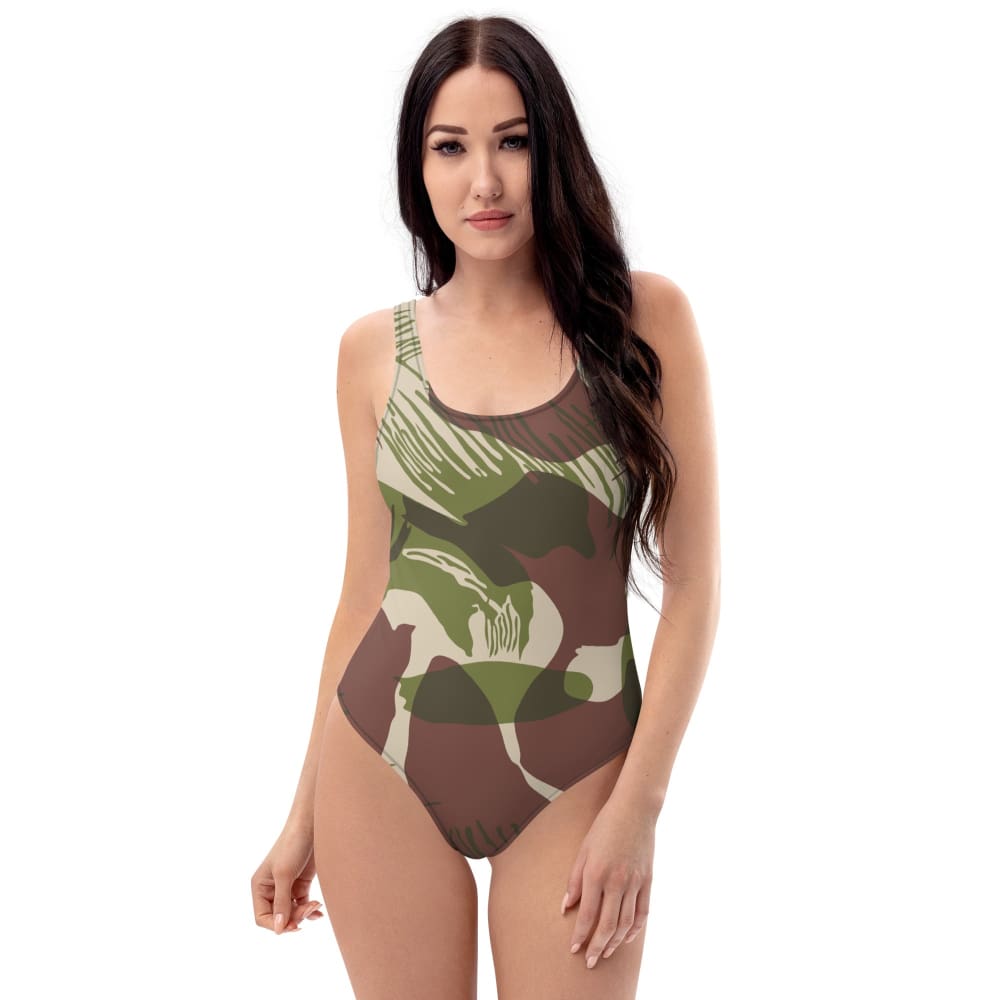 Rhodesian Brushstroke Adder/Adro CAMO One-Piece Swimsuit - One-Piece Swimsuit
