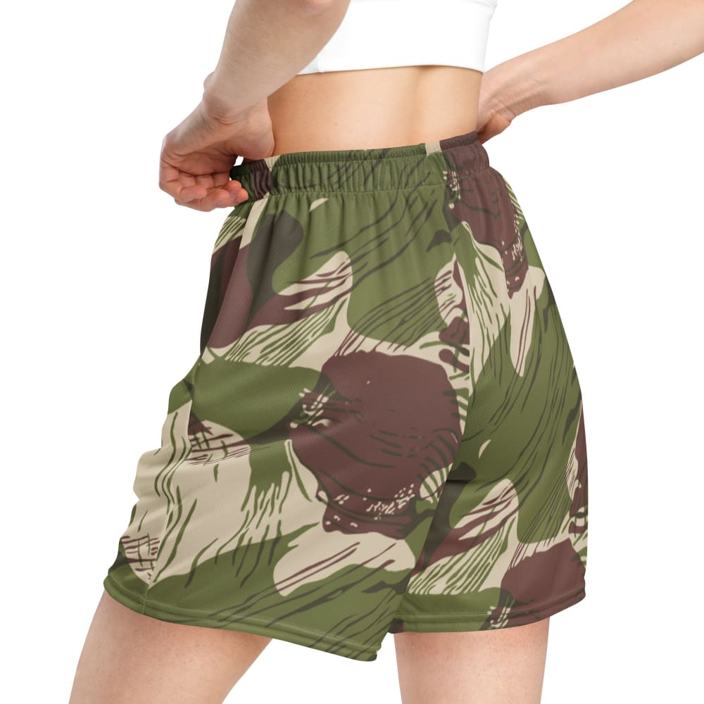 Rhodesian Brushstroke Adder/Adro CAMO Unisex mesh shorts - Unisex Mesh Shorts