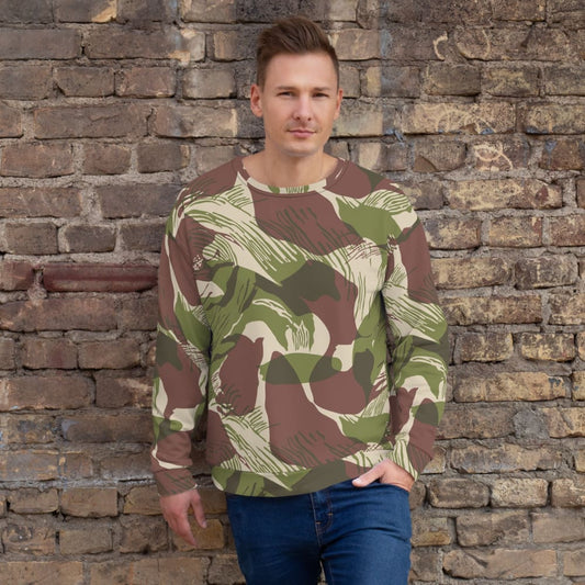 Rhodesian Brushstroke Adder/Adro CAMO Unisex Sweatshirt - XS