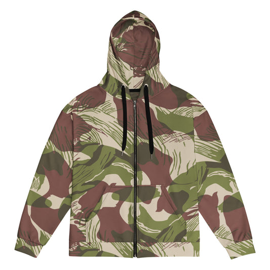 Rhodesian Brushstroke Adder/Adro CAMO Unisex zip hoodie - Zip Hoodie