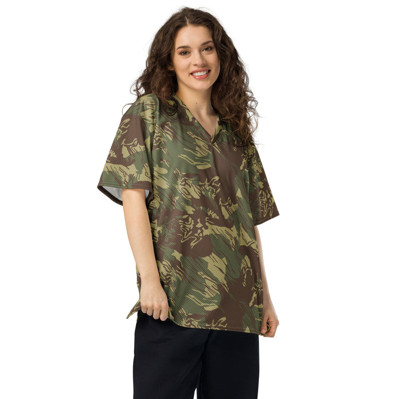 Brushstroke Rhodesian CAMO Unisex American Football Jersey