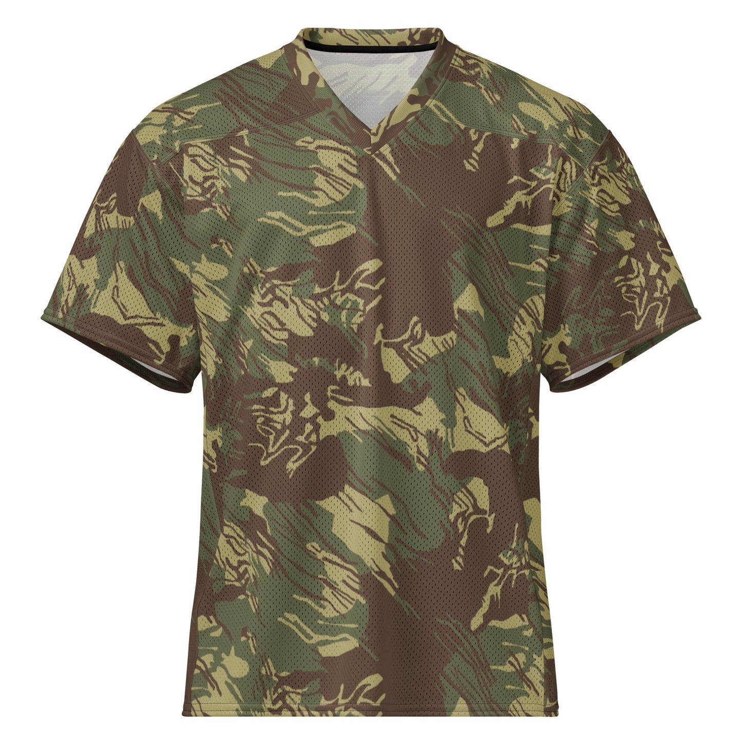 Rhodesian Brushstroke CAMO American football jersey - 2XS - Football Jersey