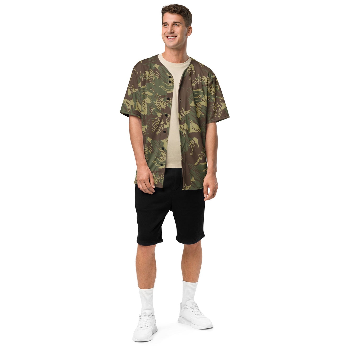 Rhodesian Brushstroke CAMO baseball jersey - Baseball Jerseys