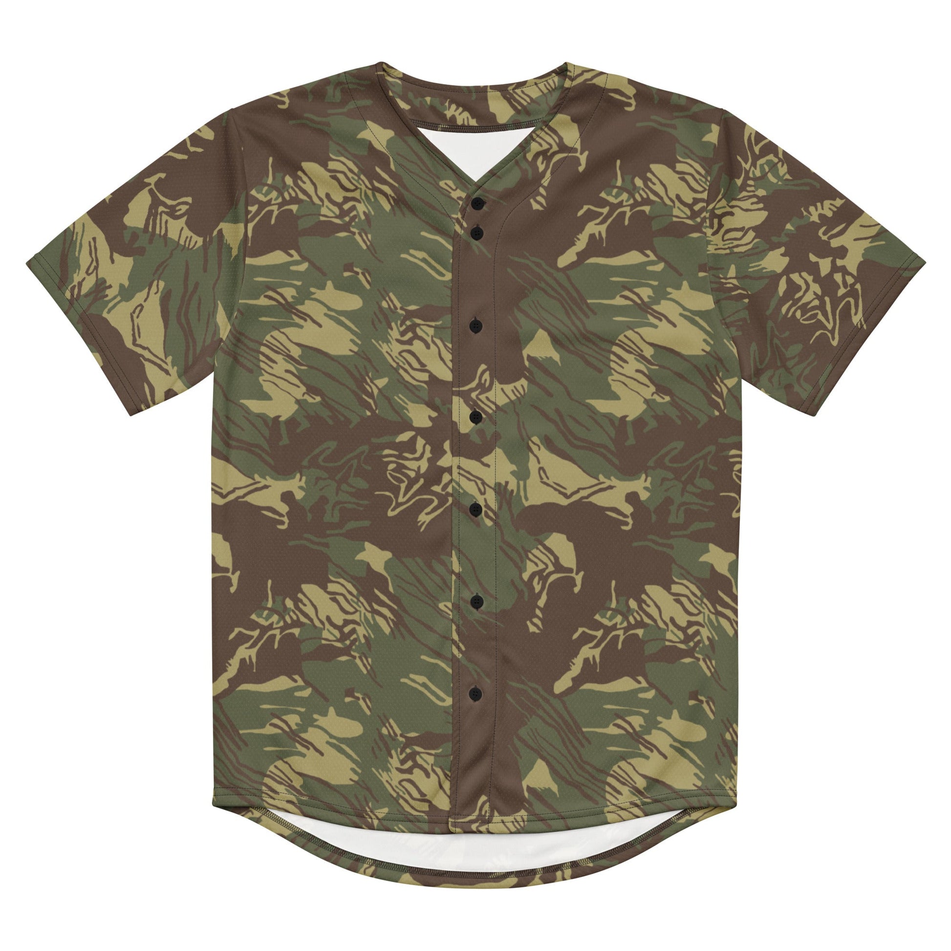 Rhodesian Brushstroke CAMO baseball jersey - Baseball Jerseys